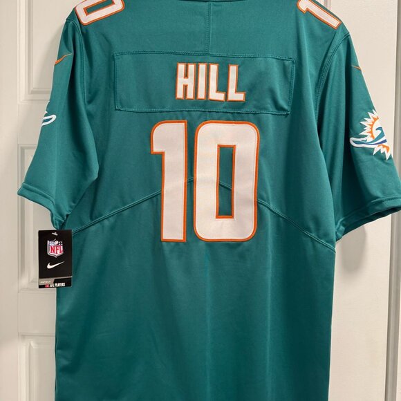 Miami Dolphins Tyreek Hill #10 Authentic NFL Jersey — Size Small (NWT) - Picture 3 of 8